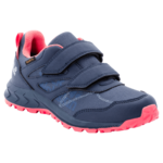 Dark Blue / Rose Kids Waterproof Hiking Shoes