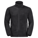 Black Recycled Fleece Jacket