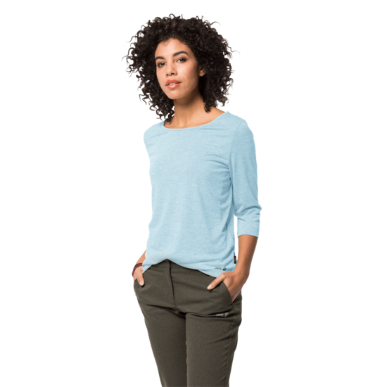 Frosted Blue Athletic Shirt Women
