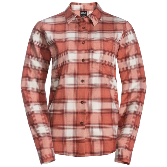 Autumn Red Checks Sustainable Cotton Flannel