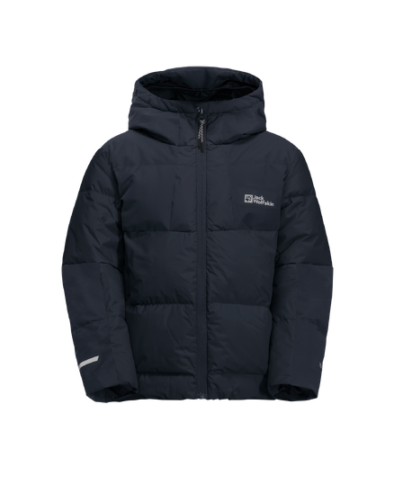 Night Blue Cozy Warm Puffy For Kids With Reinforced High-Wear Areas.