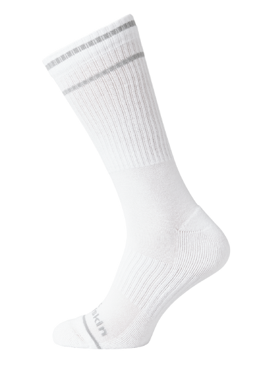 White Soft, Breathable Socks In Bamboo Viscose Hybrid Fabric