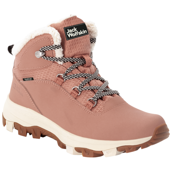 Rose / White Casual Snow Boots