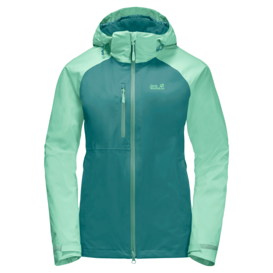 Emerald Green Eco-Friendly Waterproof Jacket