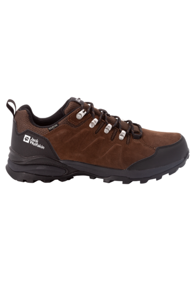Brown / Phantom Waterproof Leather Hiking Boots Men