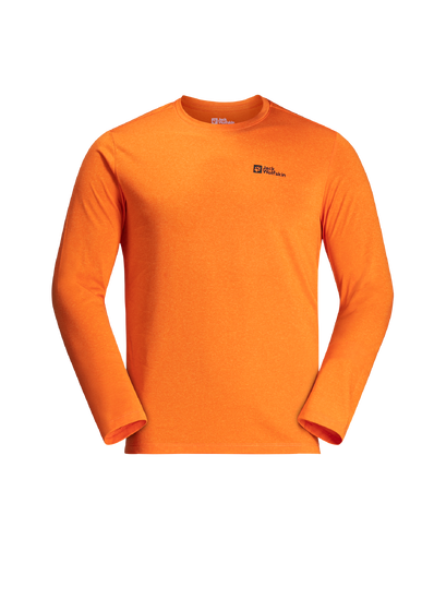Blood Orange Breathable, Quick-Drying Long Sleeve Baselayer For Year Round Performance And Comfort.