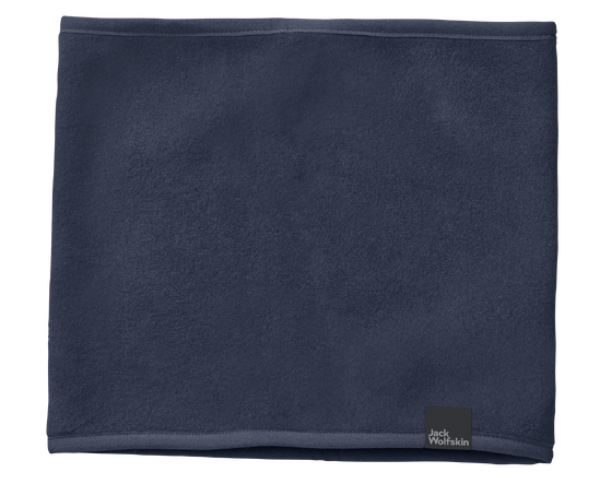 Night Blue Warm And Very Light Neck Gaiter In Recycled Fleece