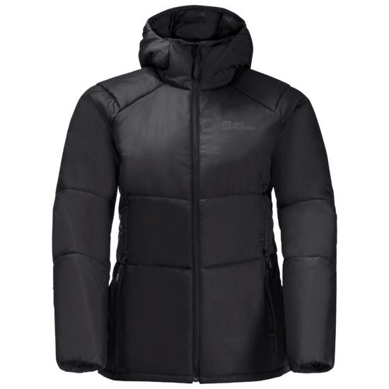 Black Windproof Hooded Jacket With Texashield Ecosphere Pro