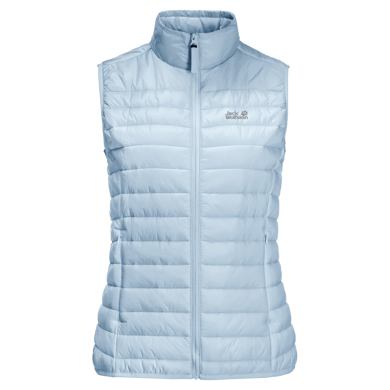 Crystal Blue Windproof Quilted Vest Women