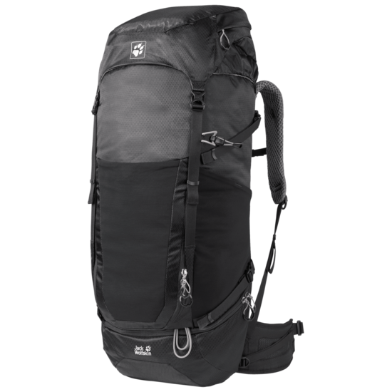 Black Travel Pack: Trekking Pack, Day Pack And Pack Bag