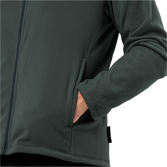 Black Olive Light, Stretchy, Breathable Midlayer For Shoulder Seasons Or High Output Activities In Cold Temperatures.