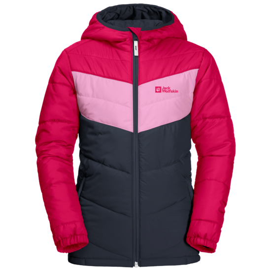 Pink Dahlia Kids' Winter Jacket