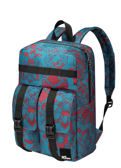 Blue All Over Pack With Laptop Compartment