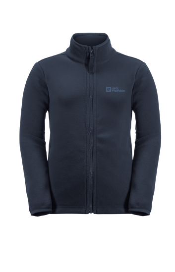 Night Blue Breathable, Quick-Drying Fleece Jacket Made From Recycled Materials