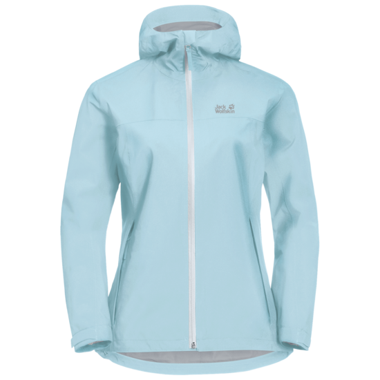 Frosted Blue Ultralight And Packable Jacket Women