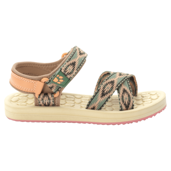 Beige / Rose Kids Sandals