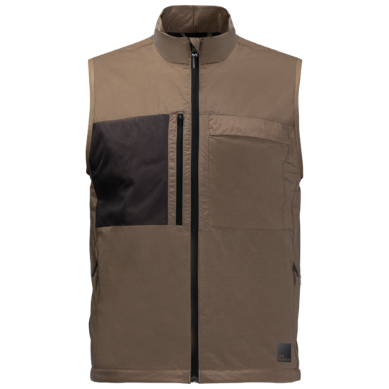 Chestnut Cycling Vest Made From Recycled Materials