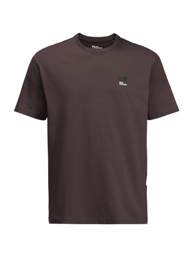 Black Plum Simple Unisex T-Shirt In Sustainable Organic Cotton