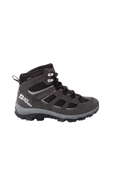 Dark Steel / Purple Waterproof Day Hiking Boot With Sure-Grip Sole