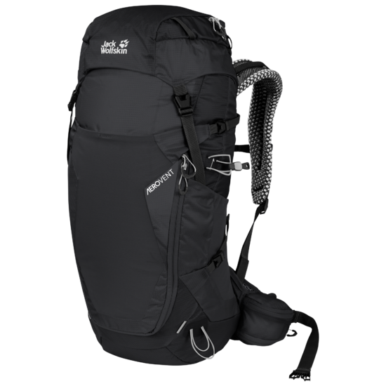 Black Ventilated Hiking Backpack