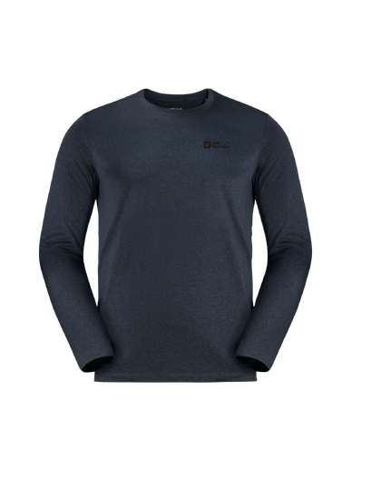 Night Blue Breathable, Quick-Drying Long Sleeve Baselayer For Year Round Performance And Comfort.