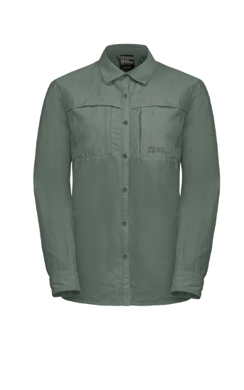 Hedge Green Shirt With Mosquito Protection Women