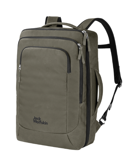 Dusty Olive Extremely Abrasion-Resistant And Water-Repellent Travel Backpack In Hand Luggage Size