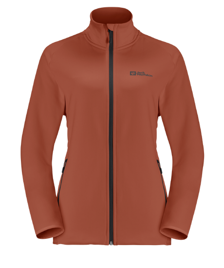 Carmine Soft Stretch Fleece Jacket For Everyday Warmth And Cozy Comfort.