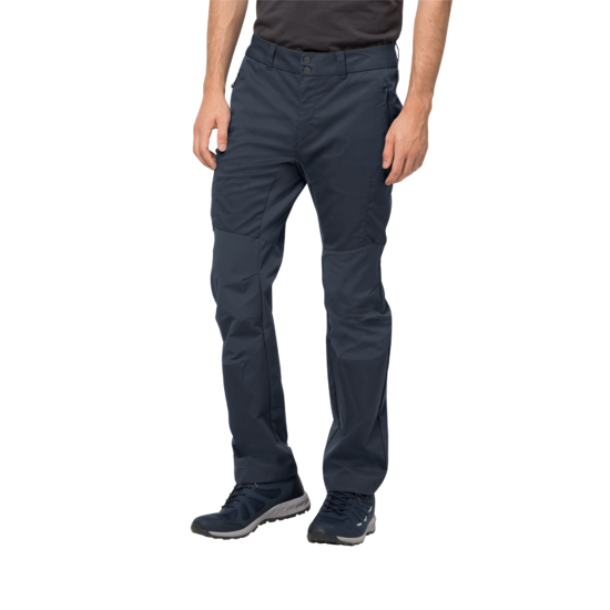 Night Blue Men'S Water-Repellent Hiking Trousers