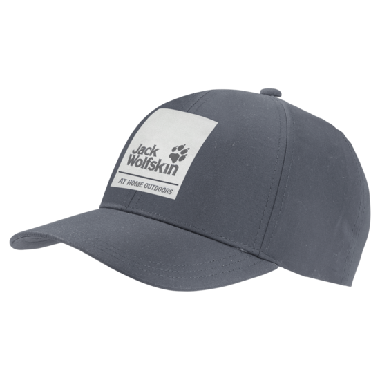 Pebble Grey Baseball Hat With Uv Protection