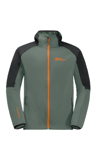 Hedge Green Stretchy, Windproof And Very Breathable Softshell Jacket