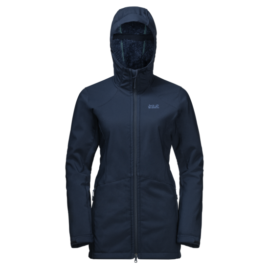 Midnight Blue Windproof Softshell Jacket Wome N