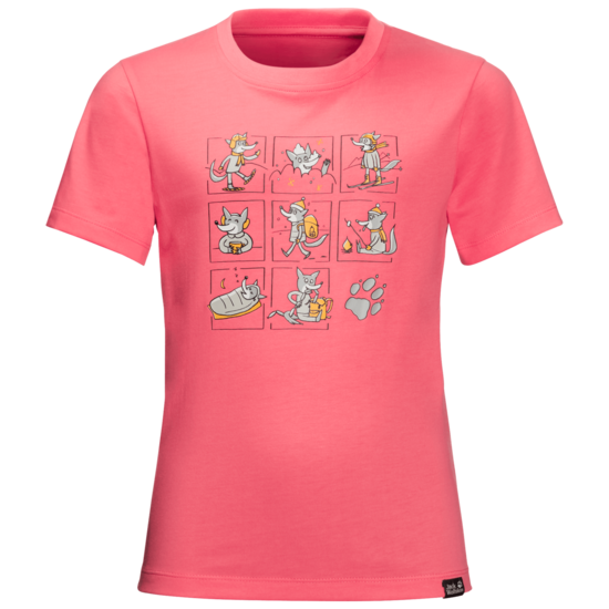 Coral Pink T-Shirt Kids