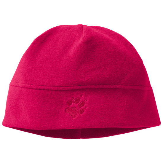 Pink Dahlia Fleece Hat Kids