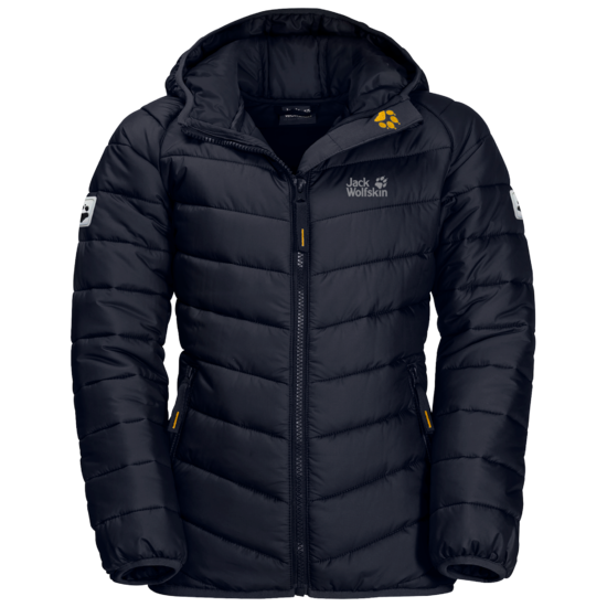 Night Blue Windproof Quilted Jacket Kids