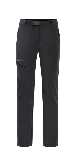 Black Very Breathable, Robust And Stretchy Softshell Trousers