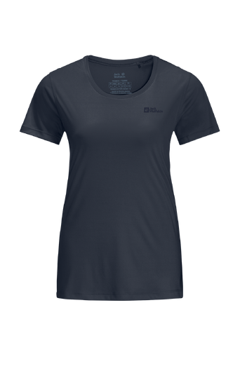 Night Blue Lightweight Functional T-Shirt With Active Moisture Management And Stay-Fresh Properties