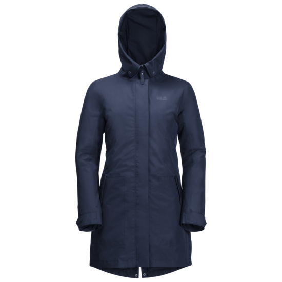 Midnight Blue 3-In-1 Rainproof Coat