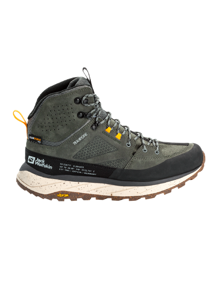 Gecko Green Men'S Waterproof Hiking Shoes