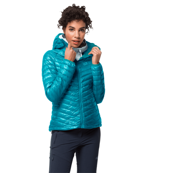 CODE-ZERO Puffer Jacket Women Monte Baldo Grey S | CODE-ZERO