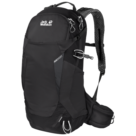 Black Ventilated Hiking Backpack