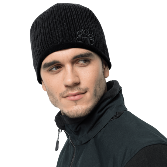 Black Windproof Knitted Hat