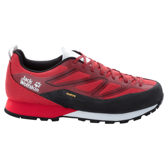 Black / Red Waterproof Hiking Shoes